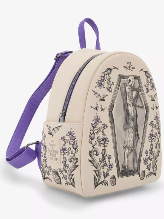 coffin mini backpack fancybag Goth with Detachable Bat Wing Halloween Coffin Ita Punk Shoulder Bag for Enamel Pins Display : Clothing, Shoes & Jewelry The Nightmare Before Christmas movie fan merchandise is a black coffin ITA mini backpack made of PU material and includes adjustable straps for the perfect fit Interview With The Vampire Coffin